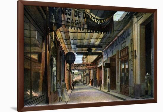 O'Reilly Street, Havana, Cuba, Early 20th Century-null-Framed Giclee Print