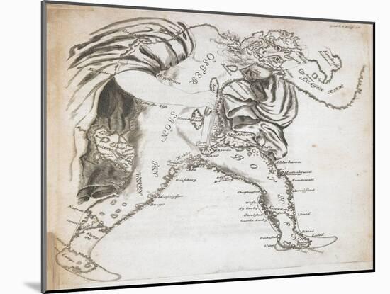 O. Rudbecks Sonens Nora-Samolad, Uppsala, Sweden, 1701-null-Mounted Giclee Print