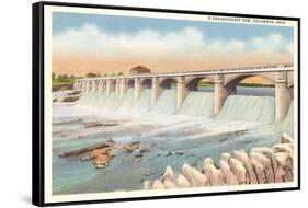 O'Shaughnessy Dam, Columbus, Ohio-null-Framed Stretched Canvas