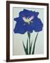 O-Sho-Kun Book of a Blue Iris-Stapleton Collection-Framed Giclee Print