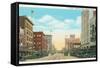 O Street, Lincoln, Nebraska-null-Framed Stretched Canvas