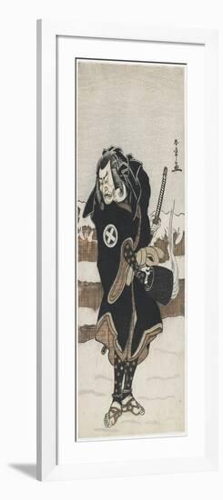 O Tani Hiroeman III as Asahara Jiro, 1778-Katsukawa Shunsho-Framed Giclee Print