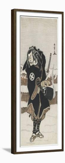 O Tani Hiroeman III as Asahara Jiro, 1778-Katsukawa Shunsho-Framed Giclee Print