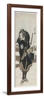 O Tani Hiroeman III as Asahara Jiro, 1778-Katsukawa Shunsho-Framed Giclee Print