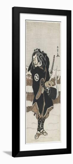 O Tani Hiroeman III as Asahara Jiro, 1778-Katsukawa Shunsho-Framed Giclee Print