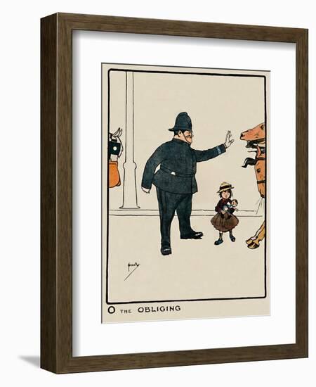 'O the Obliging', 1903-John Hassall-Framed Giclee Print