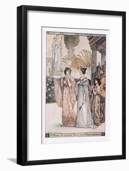 O! Theoroe, She Exclaimed, Teucer Son of Telemon Has Been Here-Herbert Cole-Framed Giclee Print