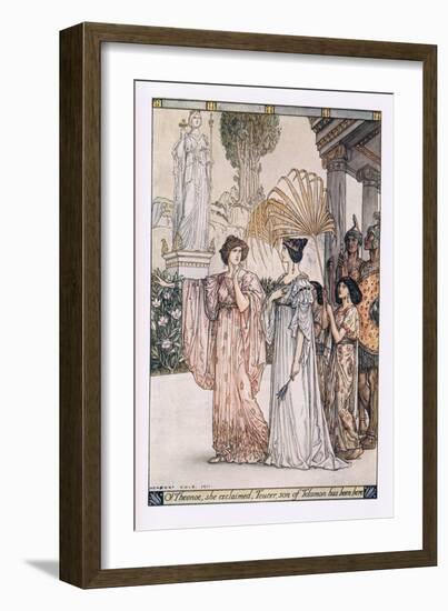 O! Theoroe, She Exclaimed, Teucer Son of Telemon Has Been Here-Herbert Cole-Framed Giclee Print