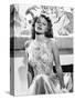 O toi ma Charmante YOU WERE NEVER LOVELIER by WilliamSeiter with Rita Hayworth, 1942 (b/w photo)-null-Stretched Canvas