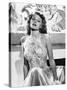 O toi ma Charmante YOU WERE NEVER LOVELIER by WilliamSeiter with Rita Hayworth, 1942 (b/w photo)-null-Stretched Canvas