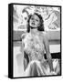 O toi ma Charmante YOU WERE NEVER LOVELIER by WilliamSeiter with Rita Hayworth, 1942 (b/w photo)-null-Framed Stretched Canvas