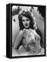 O toi ma Charmante YOU WERE NEVER LOVELIER by WilliamSeiter with Rita Hayworth, 1942 (b/w photo)-null-Framed Stretched Canvas