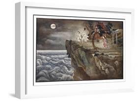 O Tokoyo Sees a Virgin About to be Sacrificed to a Sea- Monster-R. Gordon Smith-Framed Art Print