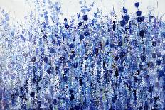 Blue Hollyhock-O'Toole O'Toole-Stretched Canvas