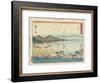 O Tsu, 1837-1844-Utagawa Hiroshige-Framed Giclee Print
