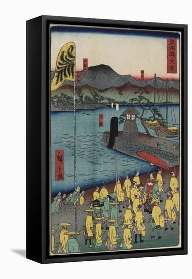 O Tsu, June 1863-null-Framed Stretched Canvas