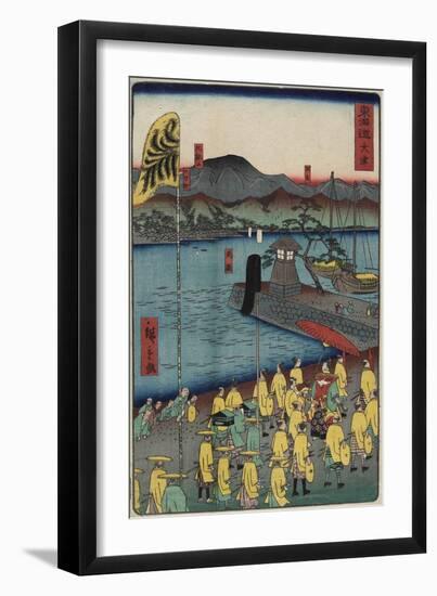 O Tsu, June 1863-null-Framed Giclee Print