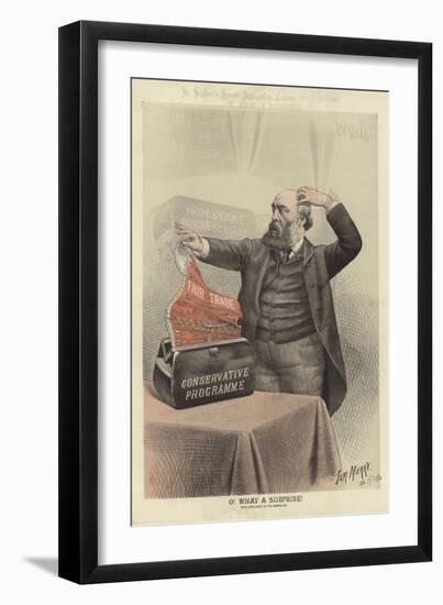 "O! What a Surprise!"-Tom Merry-Framed Giclee Print