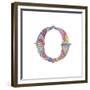 O-Green Girl-Framed Giclee Print