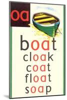 OA in Boat-null-Mounted Art Print