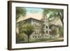 Oahu College, Honolulu, Hawaii-null-Framed Art Print