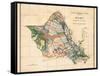 Oahu Hawaii - Hawaiian Islands Survey Map - T.H. Territory of Hawaii Vintage Map, 1902-John M. Donn-Framed Stretched Canvas