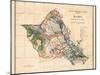 Oahu Hawaii - Hawaiian Islands Survey Map - T.H. Territory of Hawaii Vintage Map, 1902-John M. Donn-Mounted Art Print