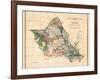 Oahu Hawaii - Hawaiian Islands Survey Map - T.H. Territory of Hawaii Vintage Map, 1902-John M. Donn-Framed Art Print