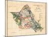 Oahu Hawaii - Hawaiian Islands Survey Map - T.H. Territory of Hawaii Vintage Map, 1902-John M. Donn-Mounted Art Print