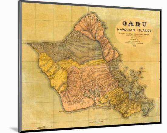 Oahu, Hawaiian Islands, c.1899-T^ D^ Beasley-Mounted Art Print