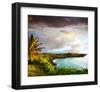 Oahu island-null-Framed Art Print