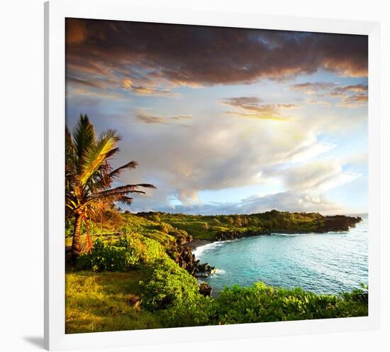 Oahu island-null-Framed Art Print