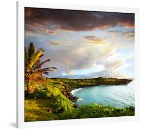 Oahu island-null-Framed Art Print