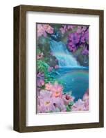 Oahu Waterfall Day-Alixandra Mullins-Framed Art Print