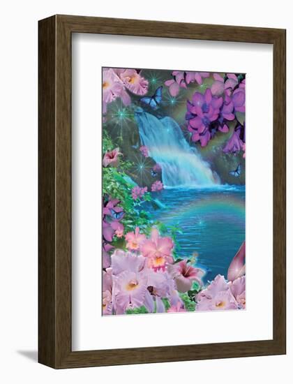 Oahu Waterfall Day-Alixandra Mullins-Framed Art Print