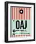 OAJ Jacksonville Luggage Tag I-NaxArt-Framed Art Print