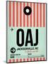 OAJ Jacksonville Luggage Tag I-NaxArt-Mounted Art Print