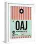 OAJ Jacksonville Luggage Tag I-NaxArt-Framed Art Print