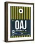 OAJ Jacksonville Luggage Tag II-NaxArt-Framed Art Print