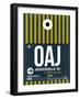 OAJ Jacksonville Luggage Tag II-NaxArt-Framed Art Print