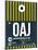 OAJ Jacksonville Luggage Tag II-NaxArt-Mounted Art Print