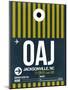 OAJ Jacksonville Luggage Tag II-NaxArt-Mounted Art Print