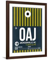 OAJ Jacksonville Luggage Tag II-NaxArt-Framed Art Print