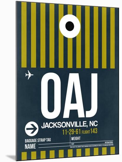 OAJ Jacksonville Luggage Tag II-NaxArt-Mounted Art Print