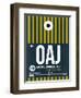 OAJ Jacksonville Luggage Tag II-NaxArt-Framed Art Print