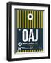 OAJ Jacksonville Luggage Tag II-NaxArt-Framed Art Print