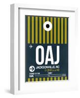 OAJ Jacksonville Luggage Tag II-NaxArt-Framed Art Print