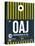 OAJ Jacksonville Luggage Tag II-NaxArt-Stretched Canvas