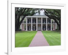 Oak Alley Plantation, Vacherie, St. James Parish, Louisiana, USA-Rob Tilley-Framed Photographic Print