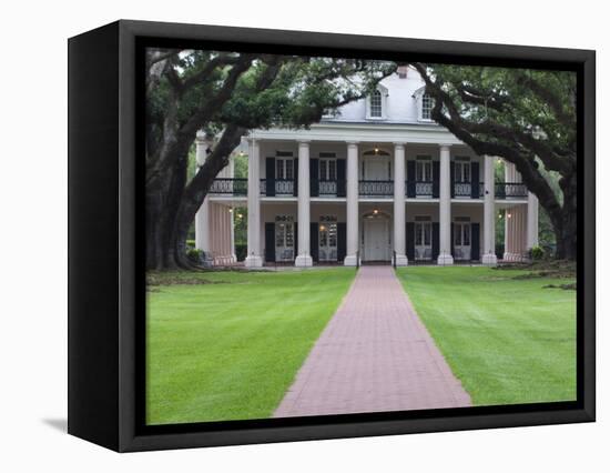 Oak Alley Plantation, Vacherie, St. James Parish, Louisiana, USA-Rob Tilley-Framed Stretched Canvas